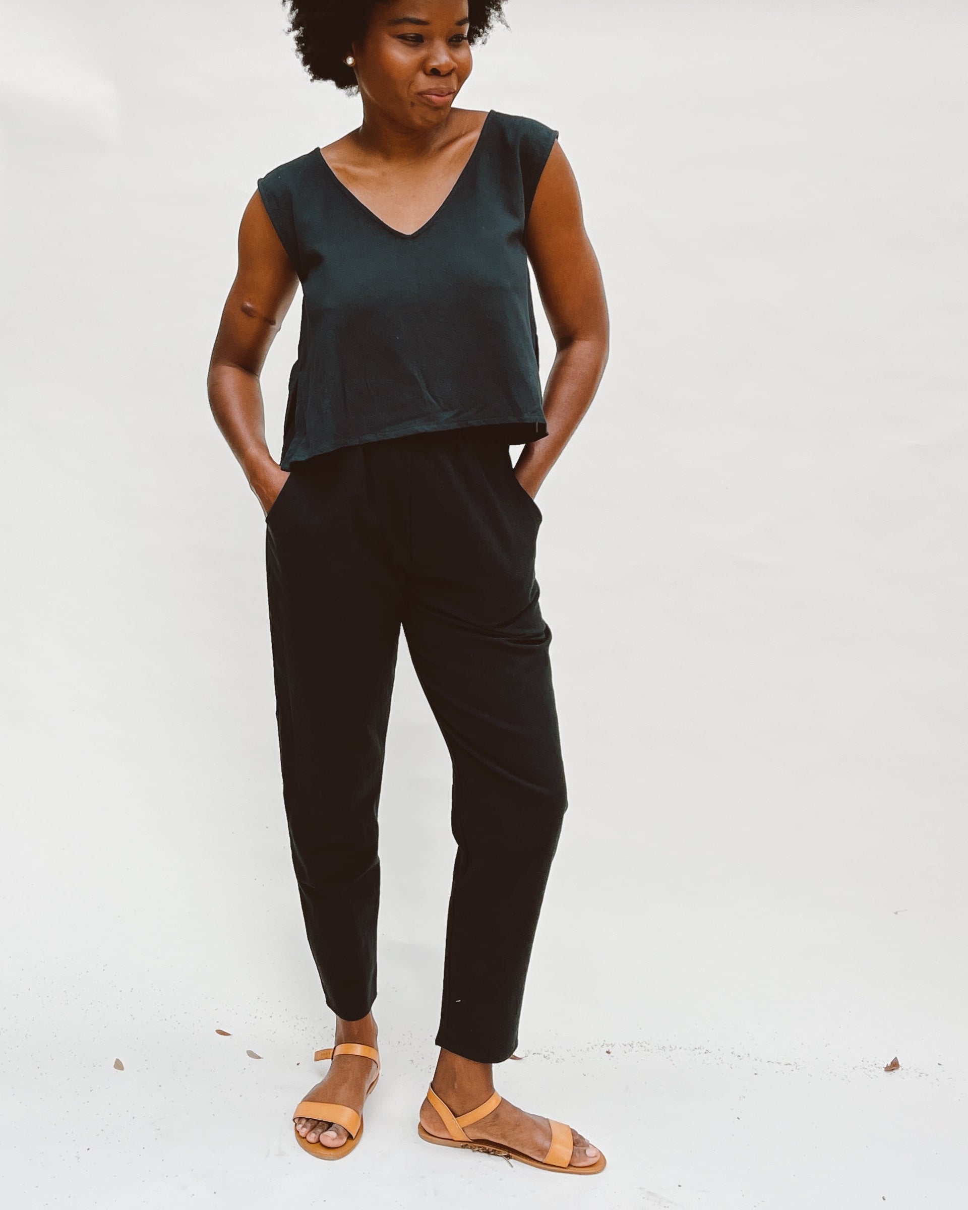 LENTO BLACK PANTS | new moon - PO-EM