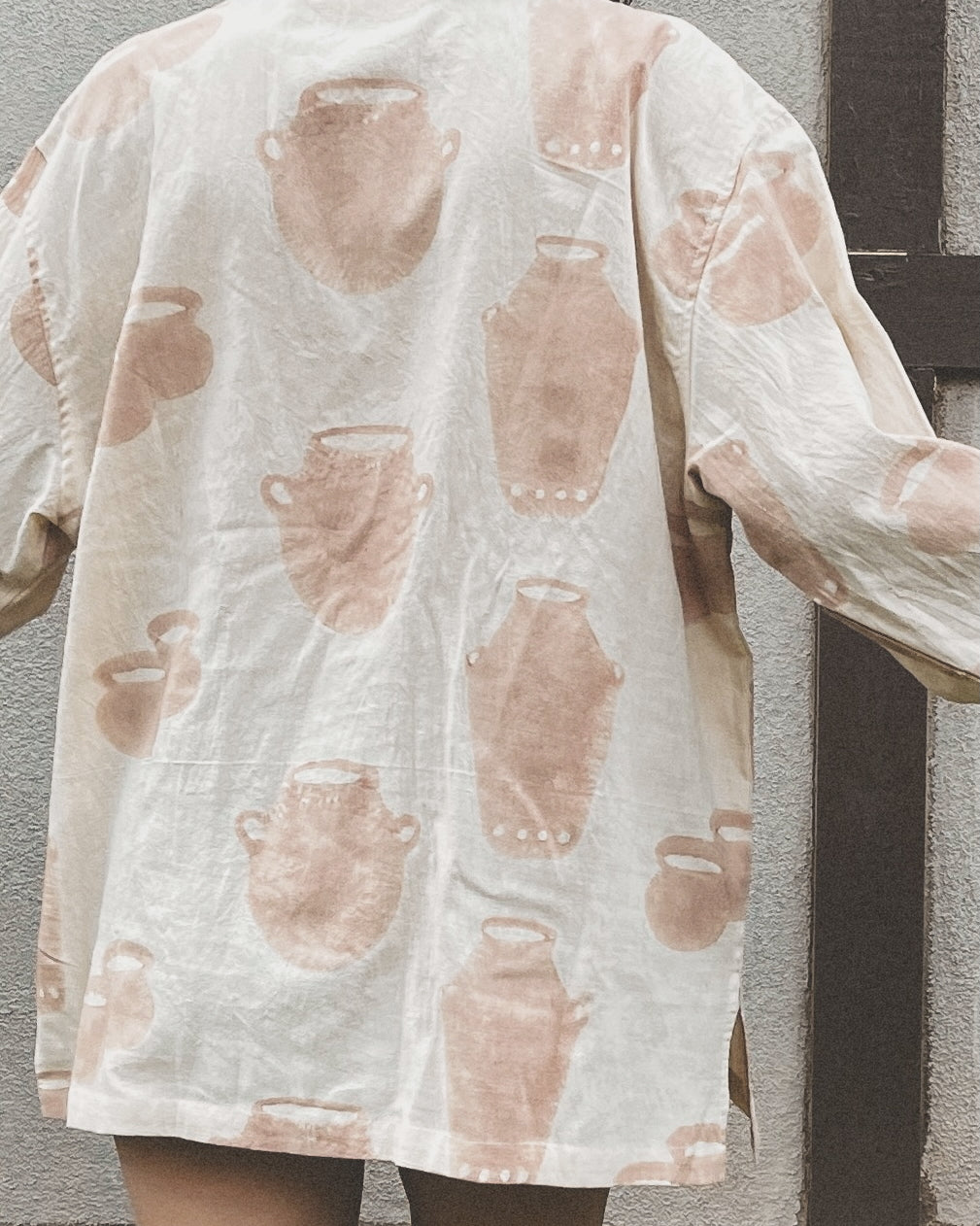 PO-EM Cotton Button Down Top