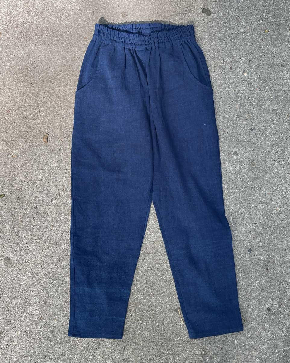 Deck Pants in Natural Indigo