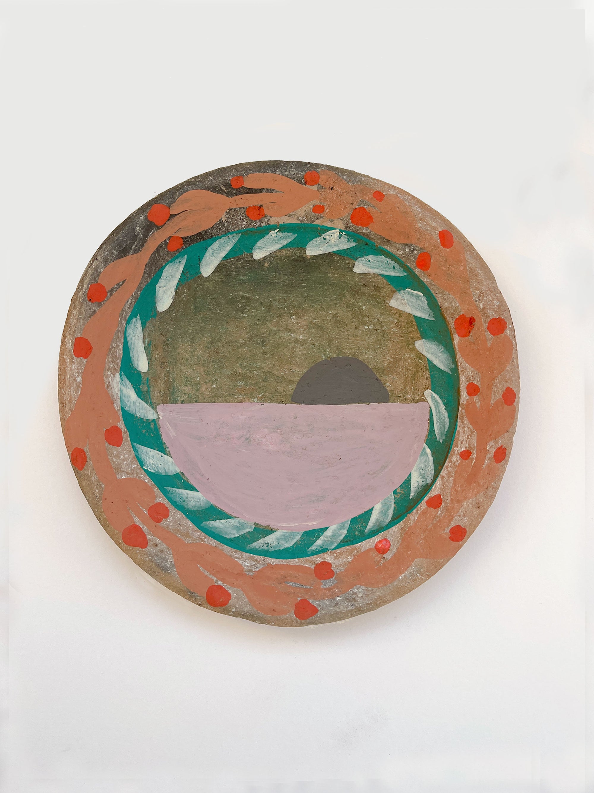 Daydream Moon Rise Art Hanging Plate