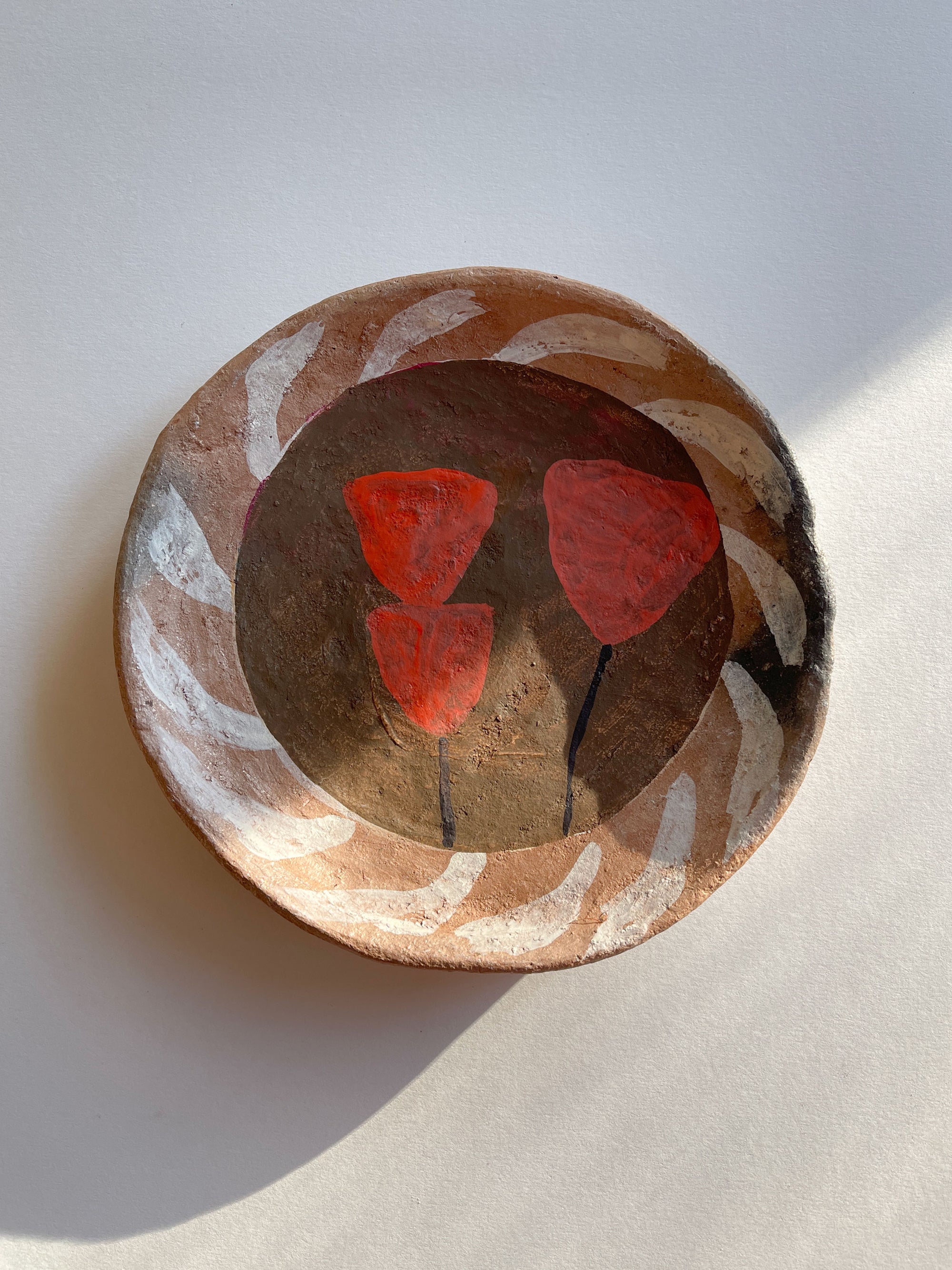 Tulip Flowers Art Hanging Plate