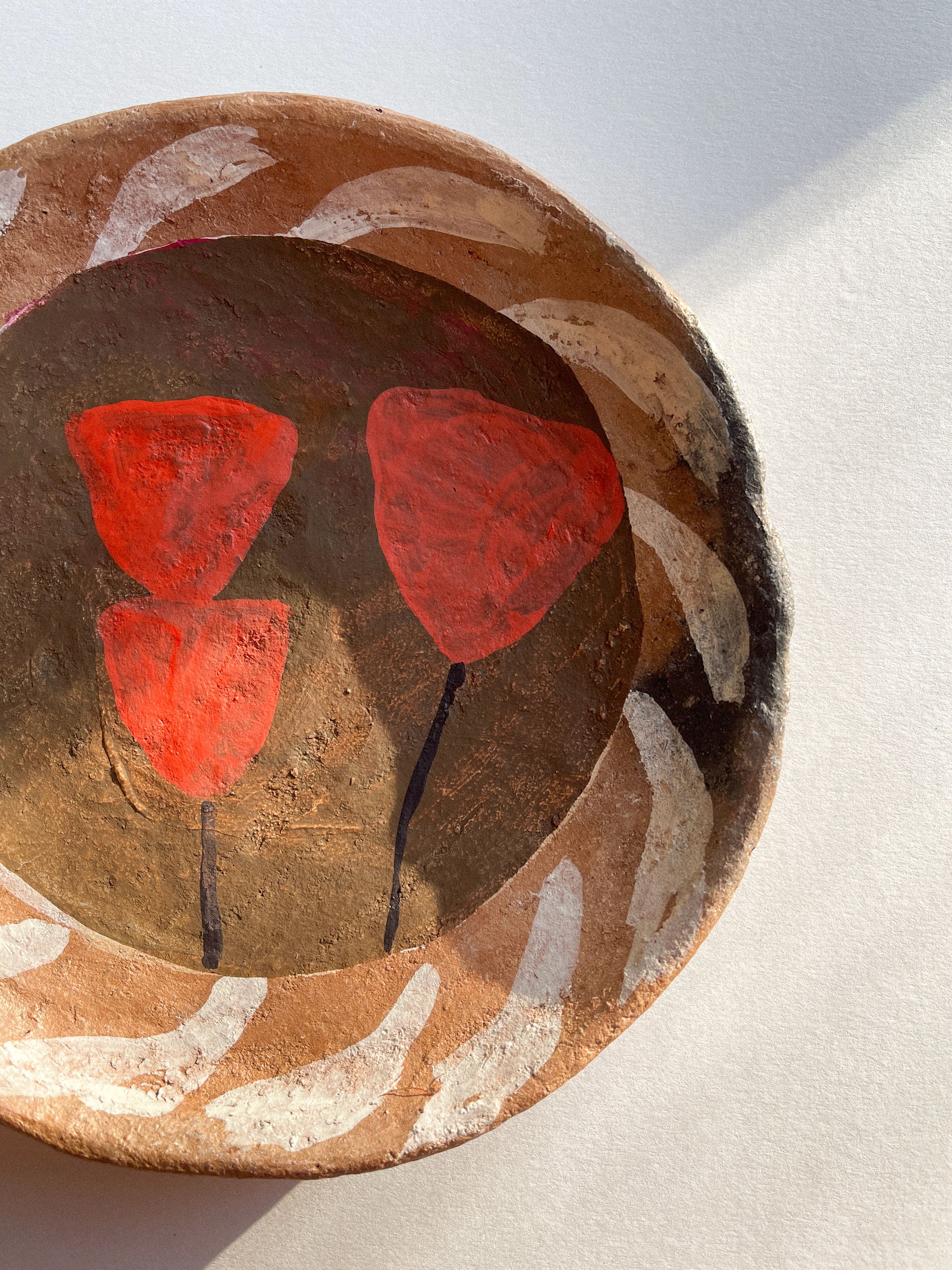 Tulip Flowers Art Hanging Plate