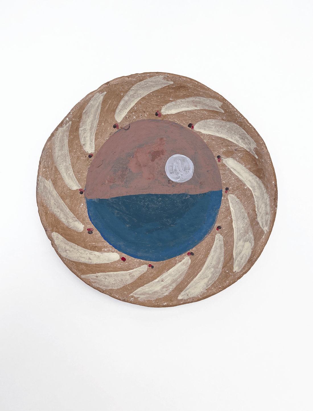 Clay Art Plate | LUNA di NAVANDA II