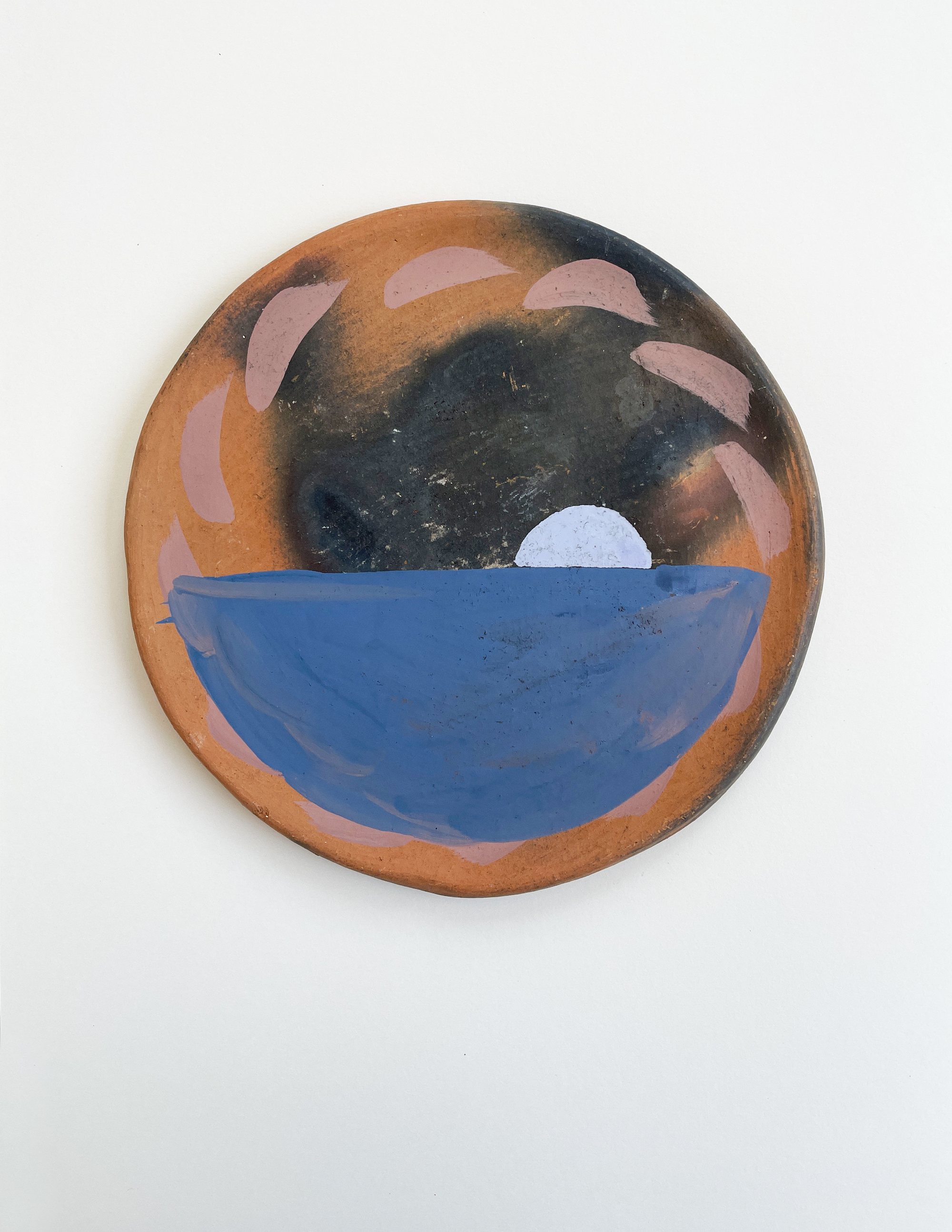 My Moonrise Art Hanging Plate