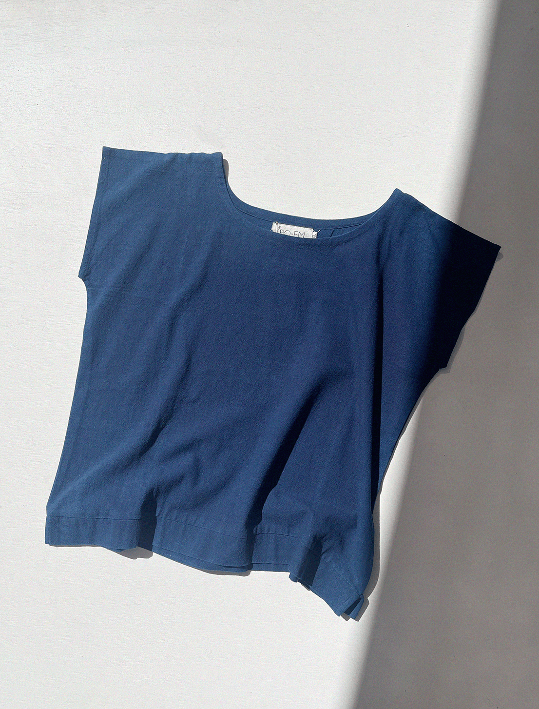 Paloma Blouse in Deep Indigo
