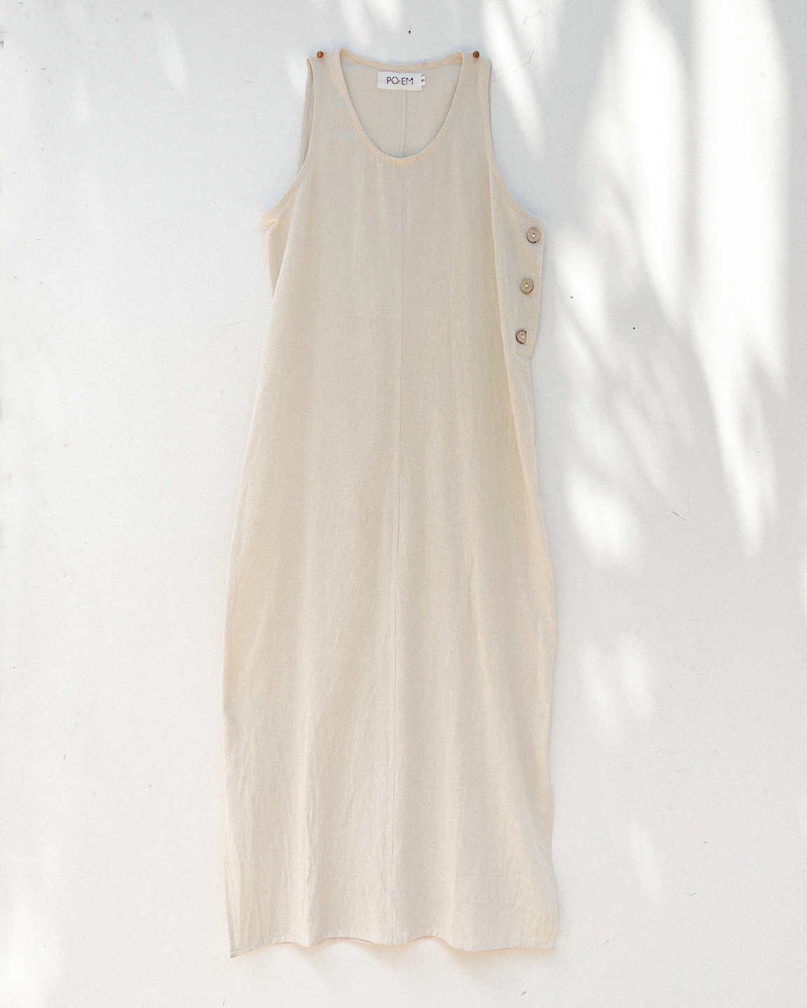 L'estate Summer Maxi Dress in Natural Cotton