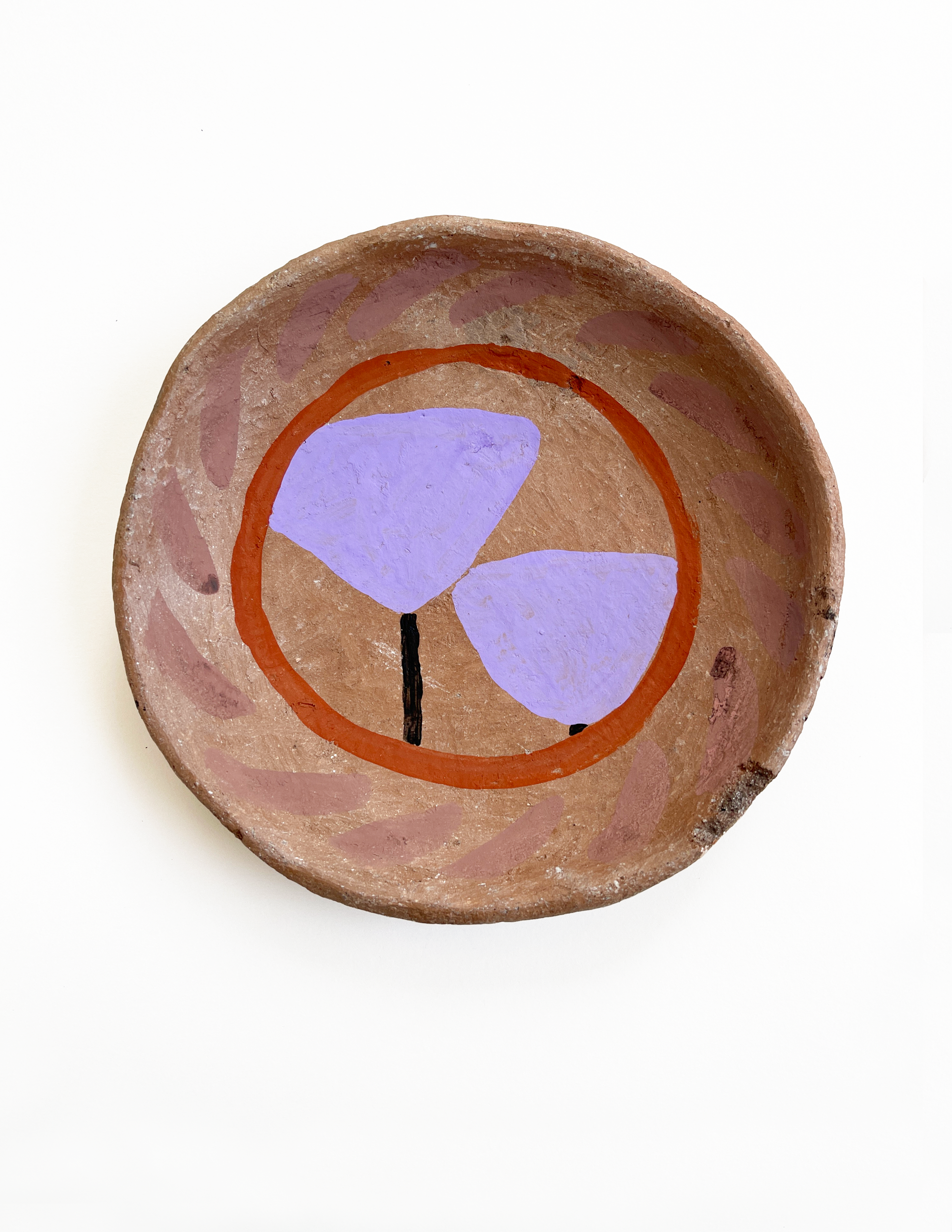 Lavender Tulip Art Hanging Plate