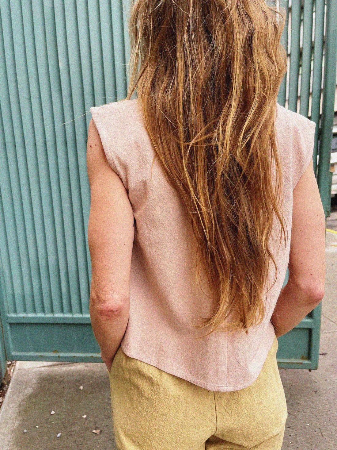 TANKED BLOUSE | new moon - PO-EM