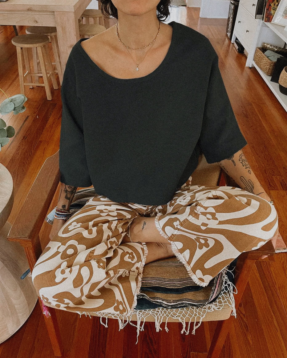 The Maker Top Blouse in New Moon