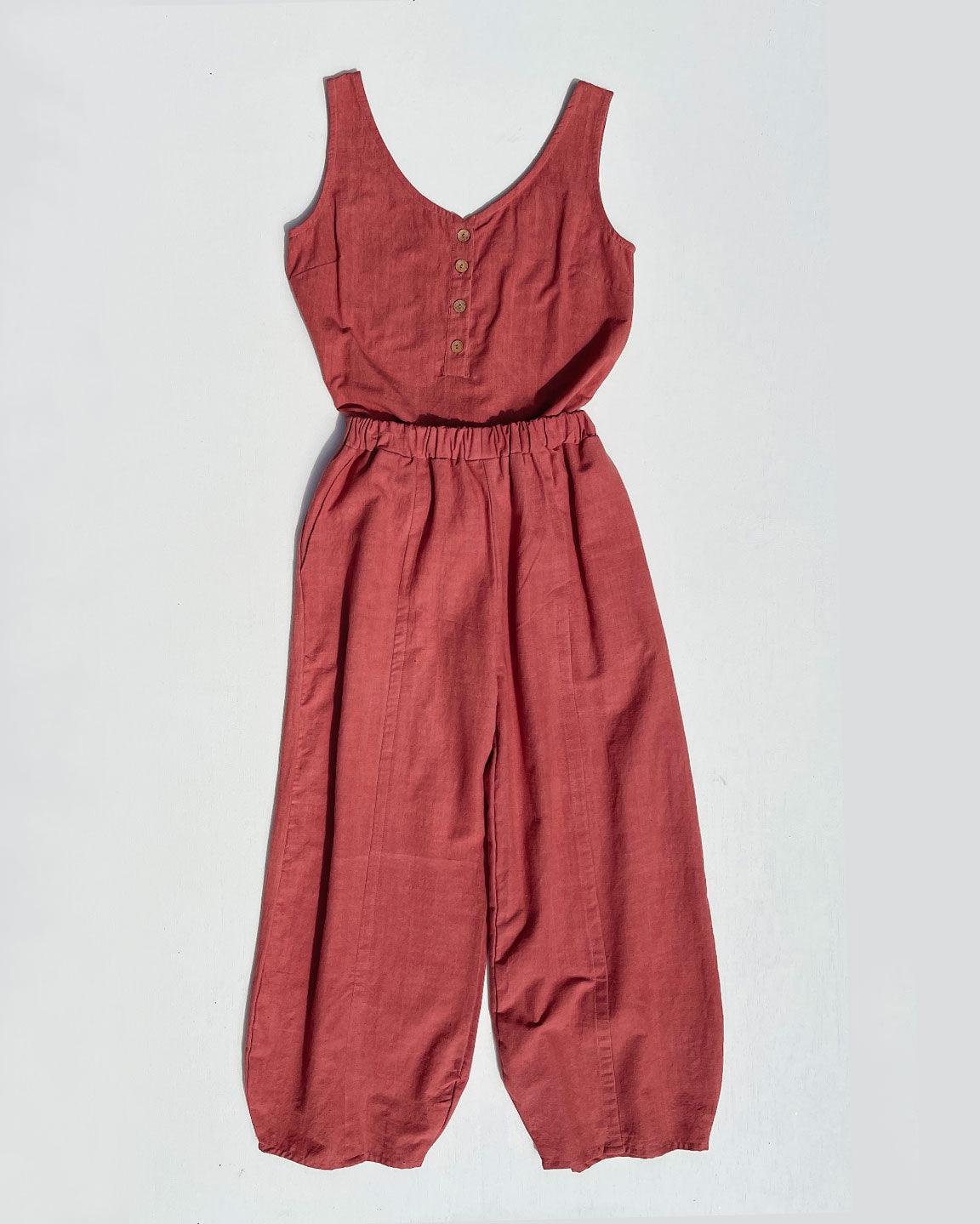 BUTTON TANK | berry