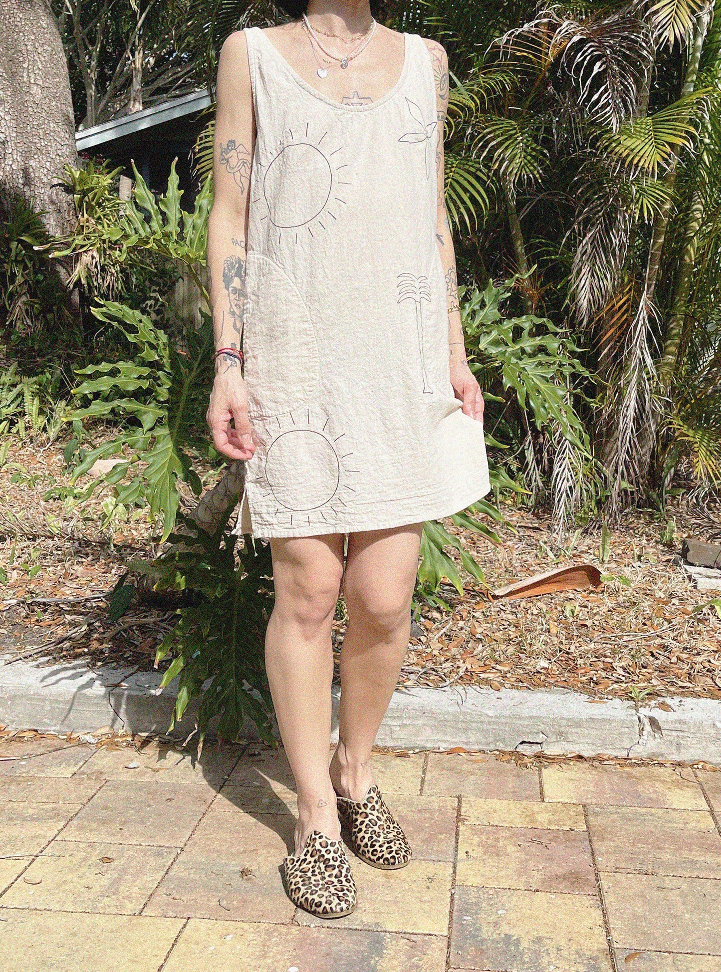 Demi Sundress in Summerblock