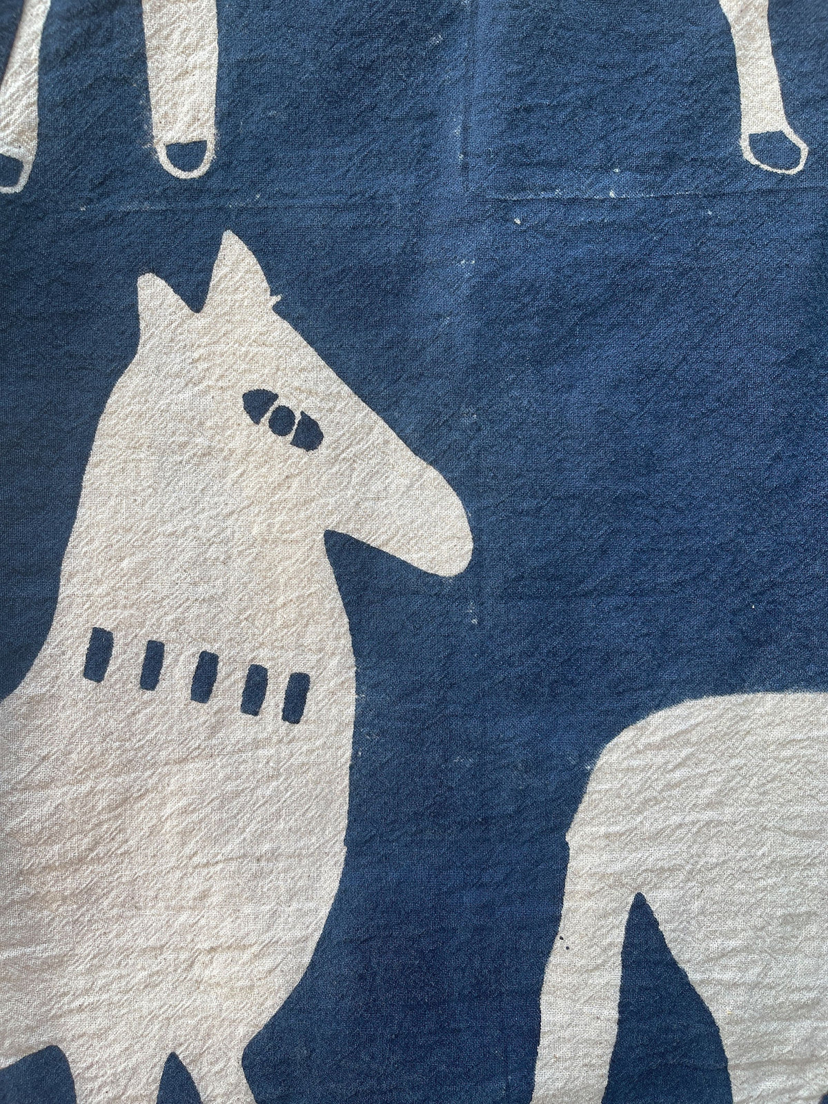 Casa Top in Blockprinted Horse Preorder