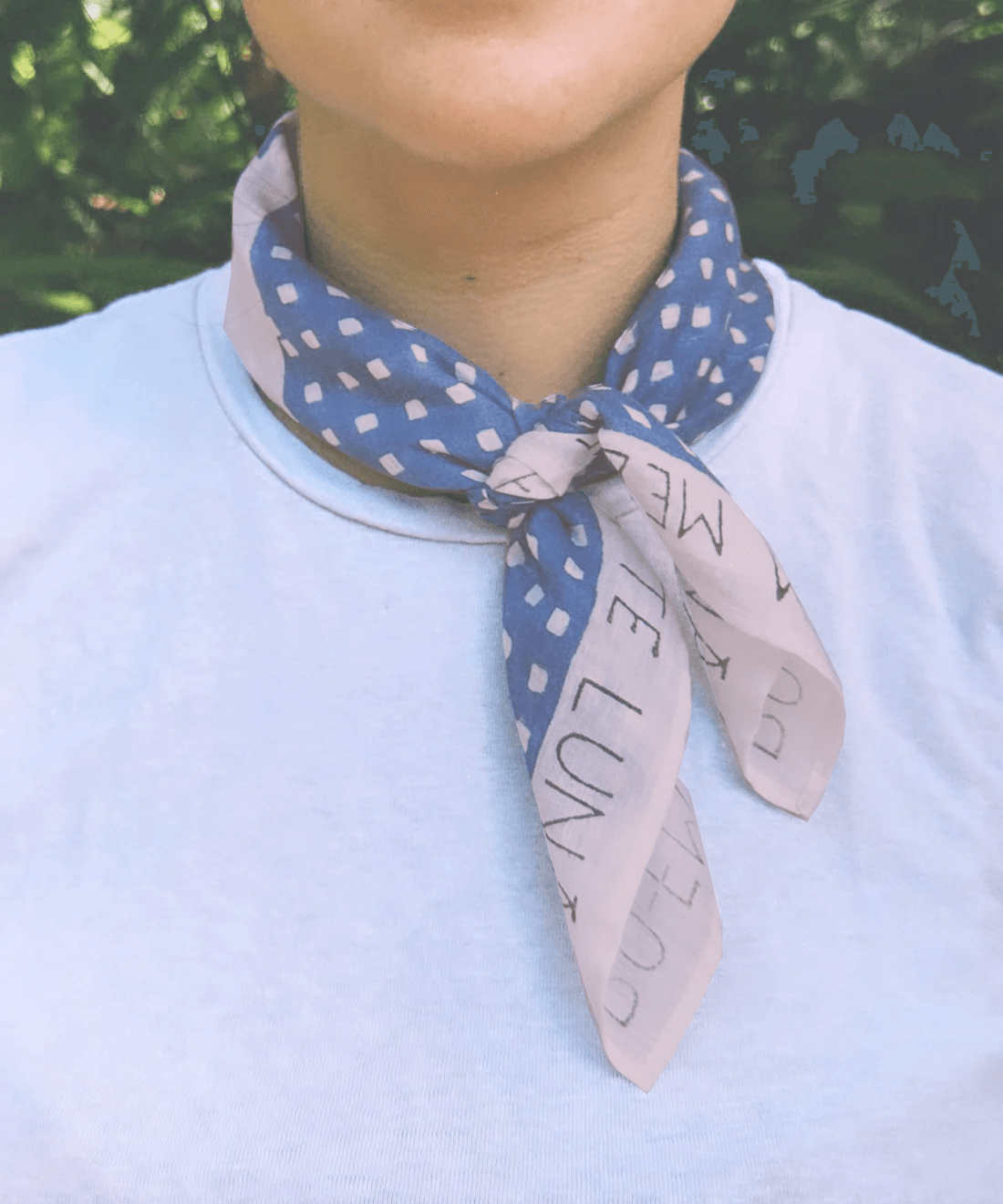 BANDANA | block-print - PO-EM