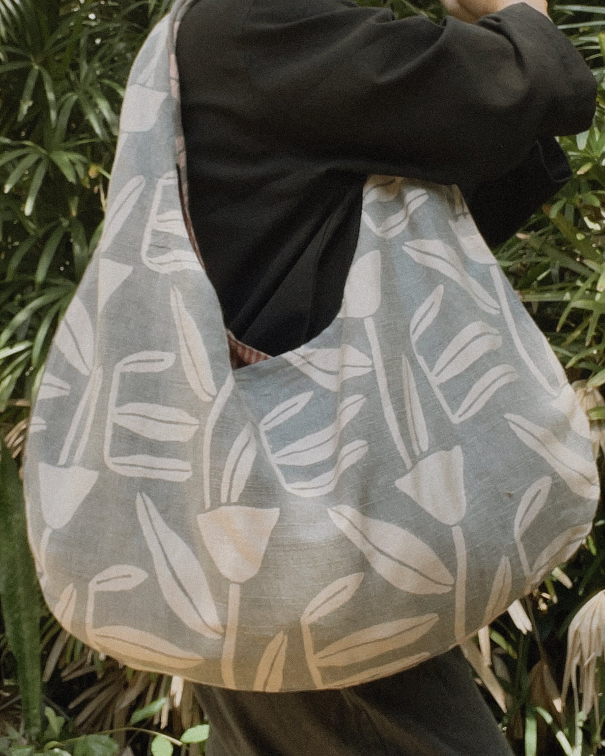 Dream Shoulder Bag in Silk Tulipano Block Print