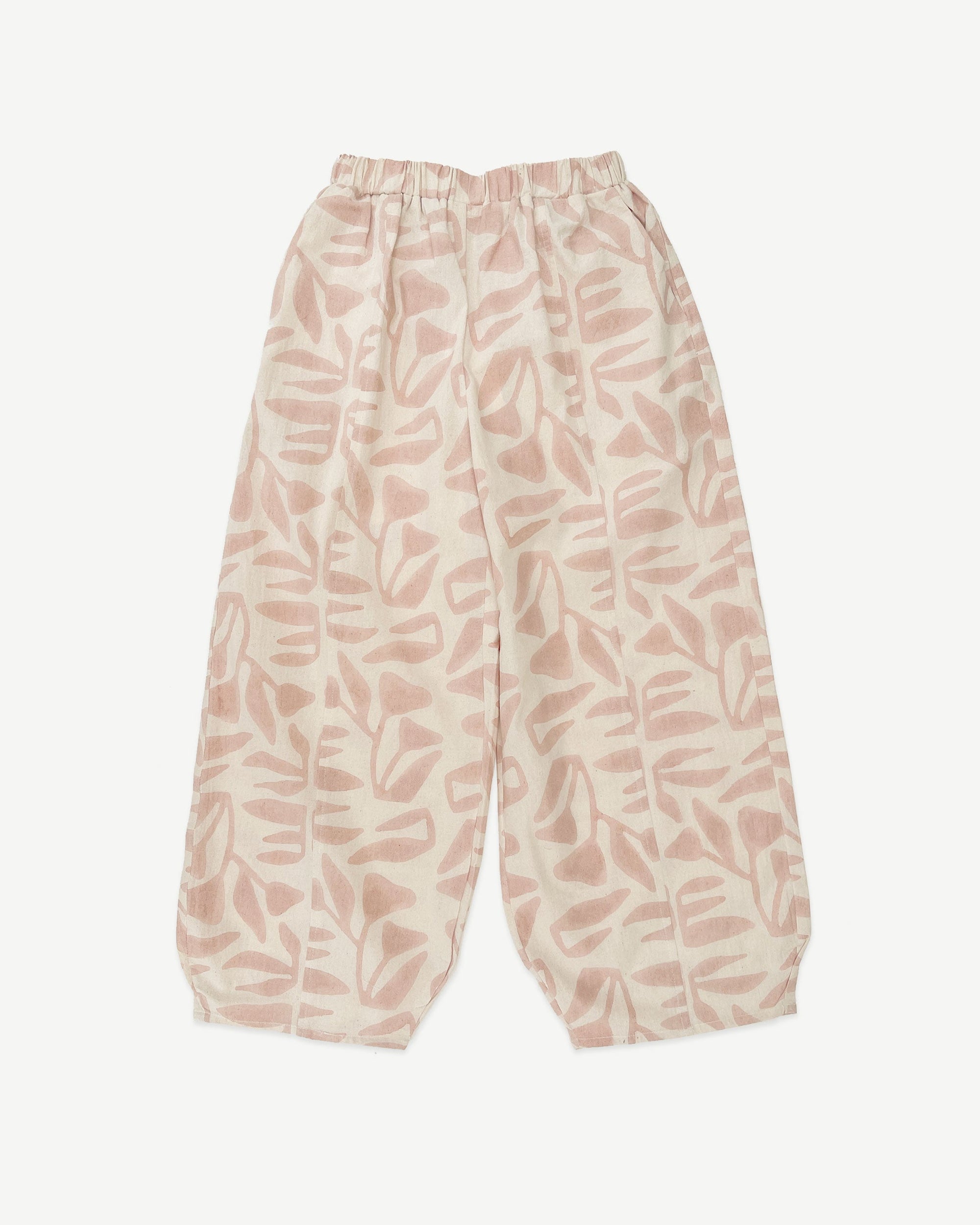 The Palace Pant in Botanical Block Print 