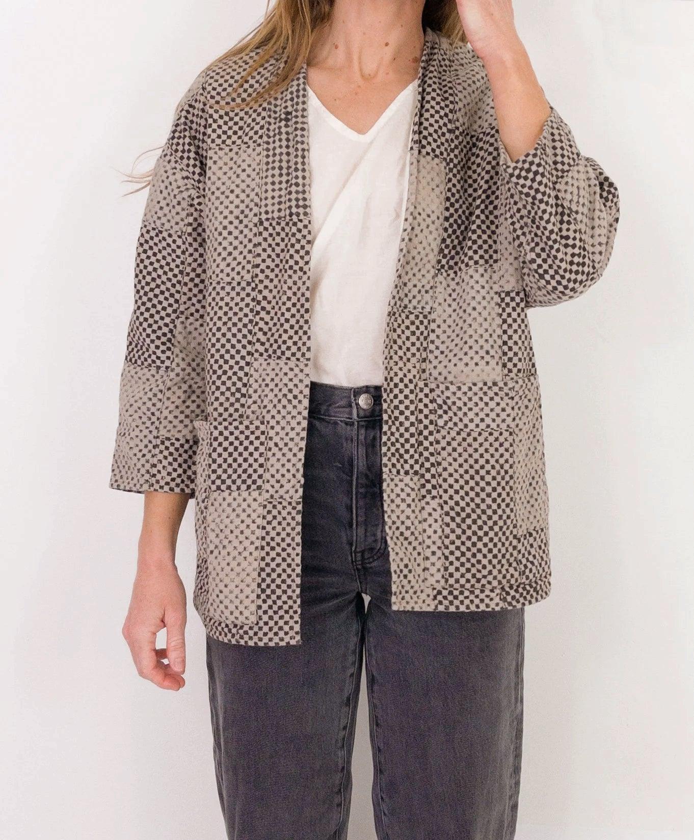 STITCHED-CARDI | mosaic - PO-EM