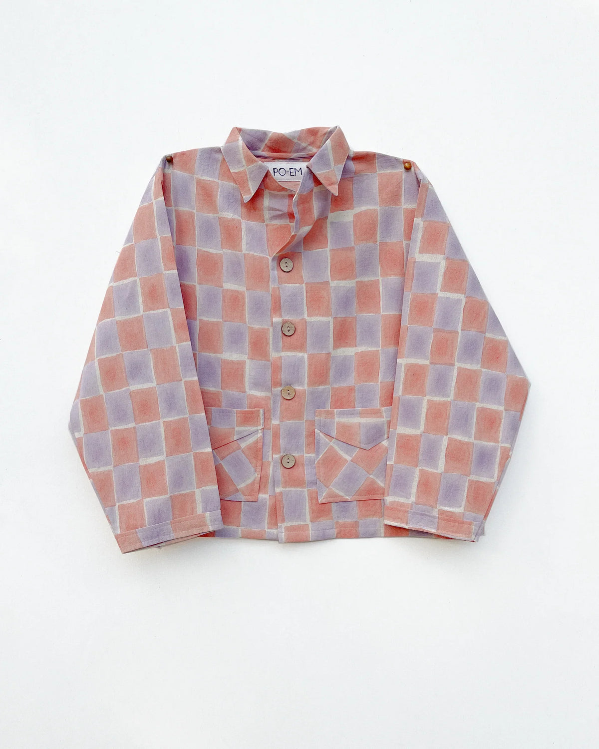 Sala Block Use Method Eli Jacket in Sala Block-print | Handwoven Cotton – PO-EM