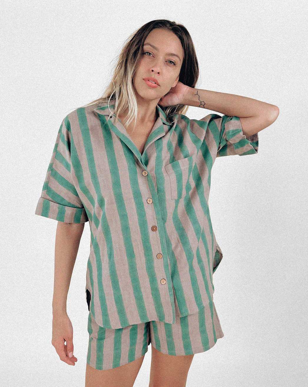 PALMS TOP | seastripe - PO-EM