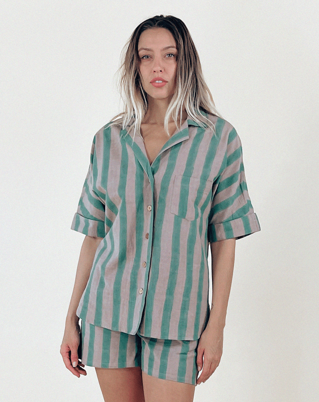 PALMS TOP | seastripe - PO-EM