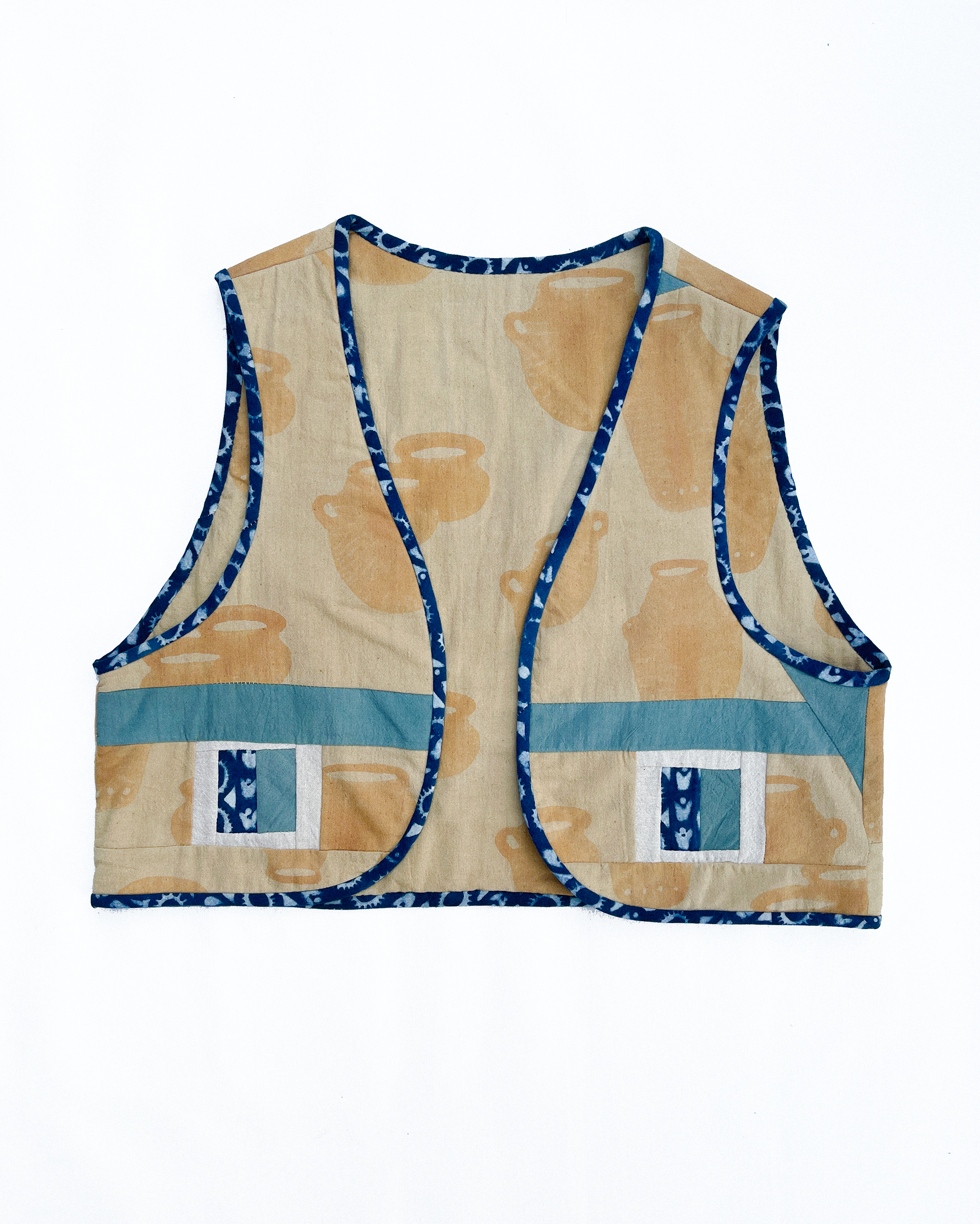 PO-EM x of June Quilted Reversible Vest № 6