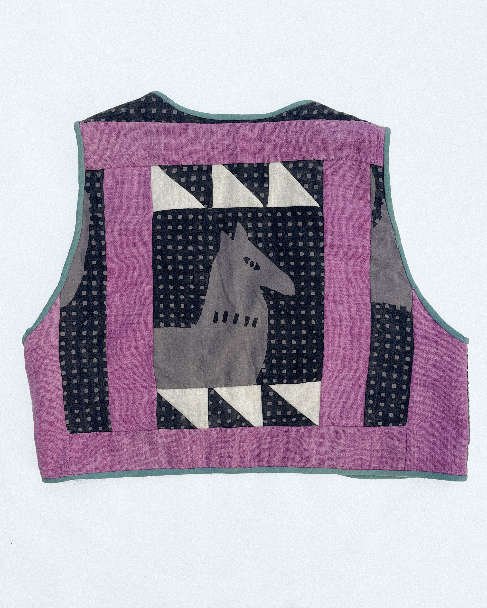 PO-EM x of June Quilted Reversible Vest № 8