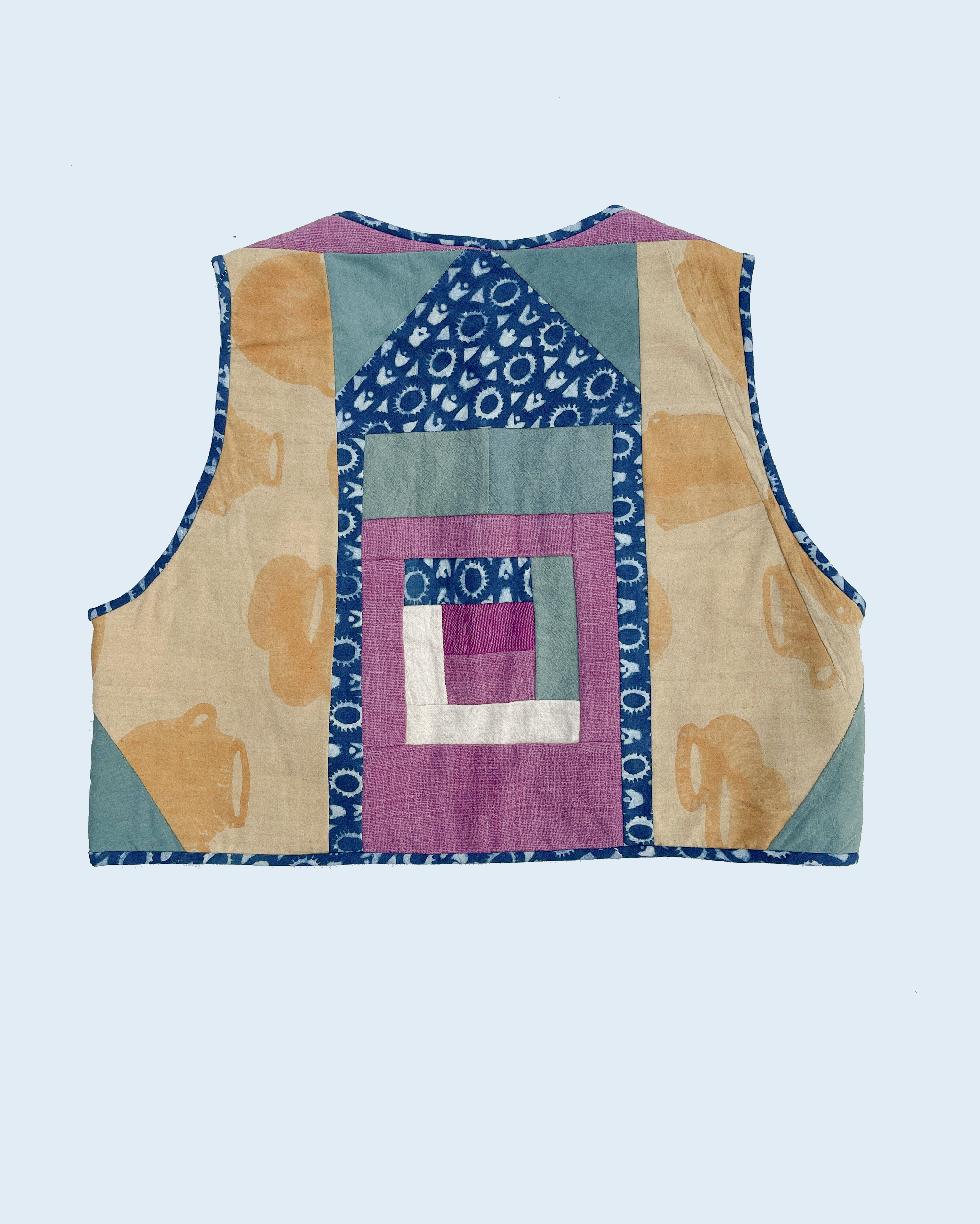 PO-EM x of June Quilted Reversible Vest № 7
