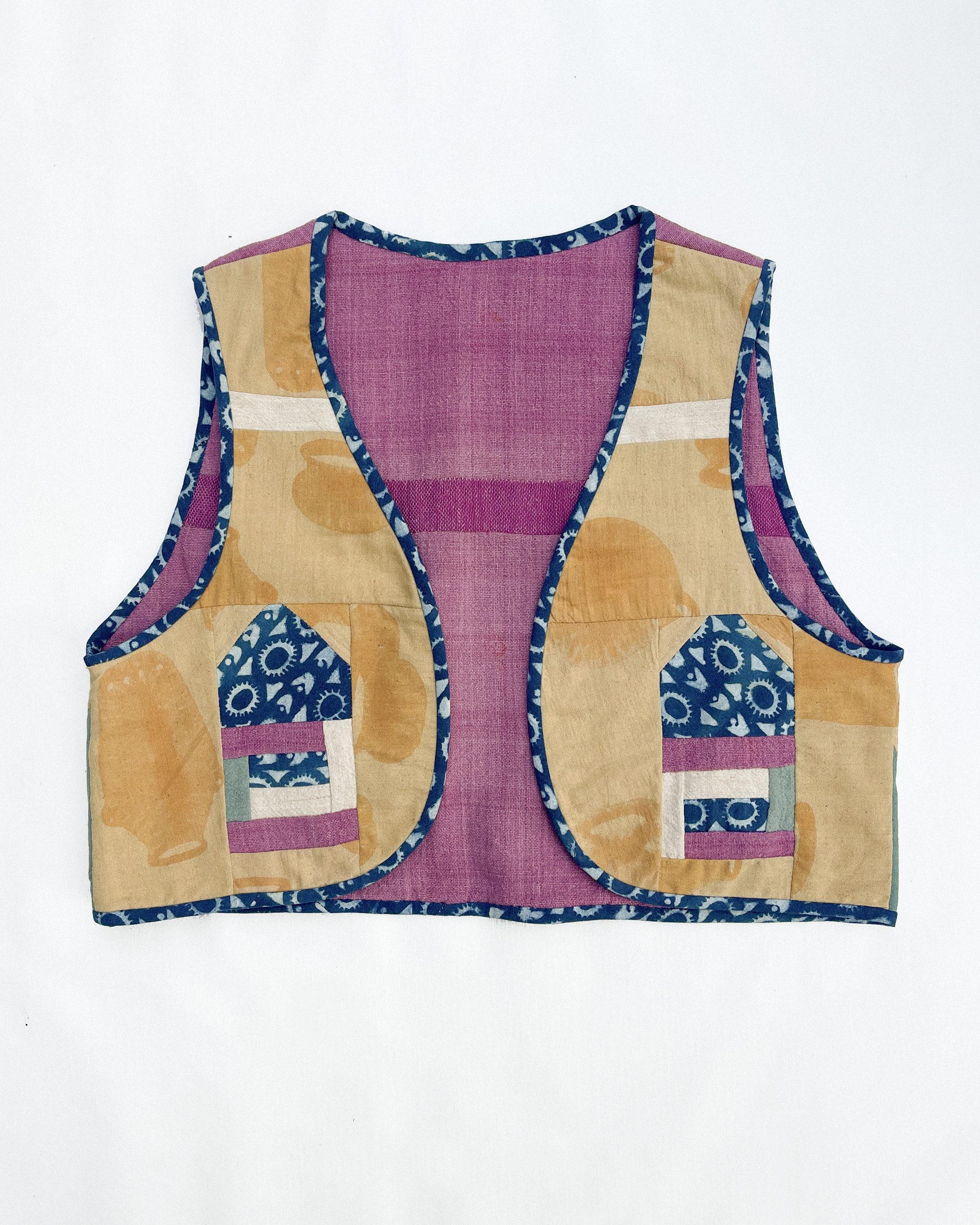 PO-EM x of June Quilted Reversible Vest № 7