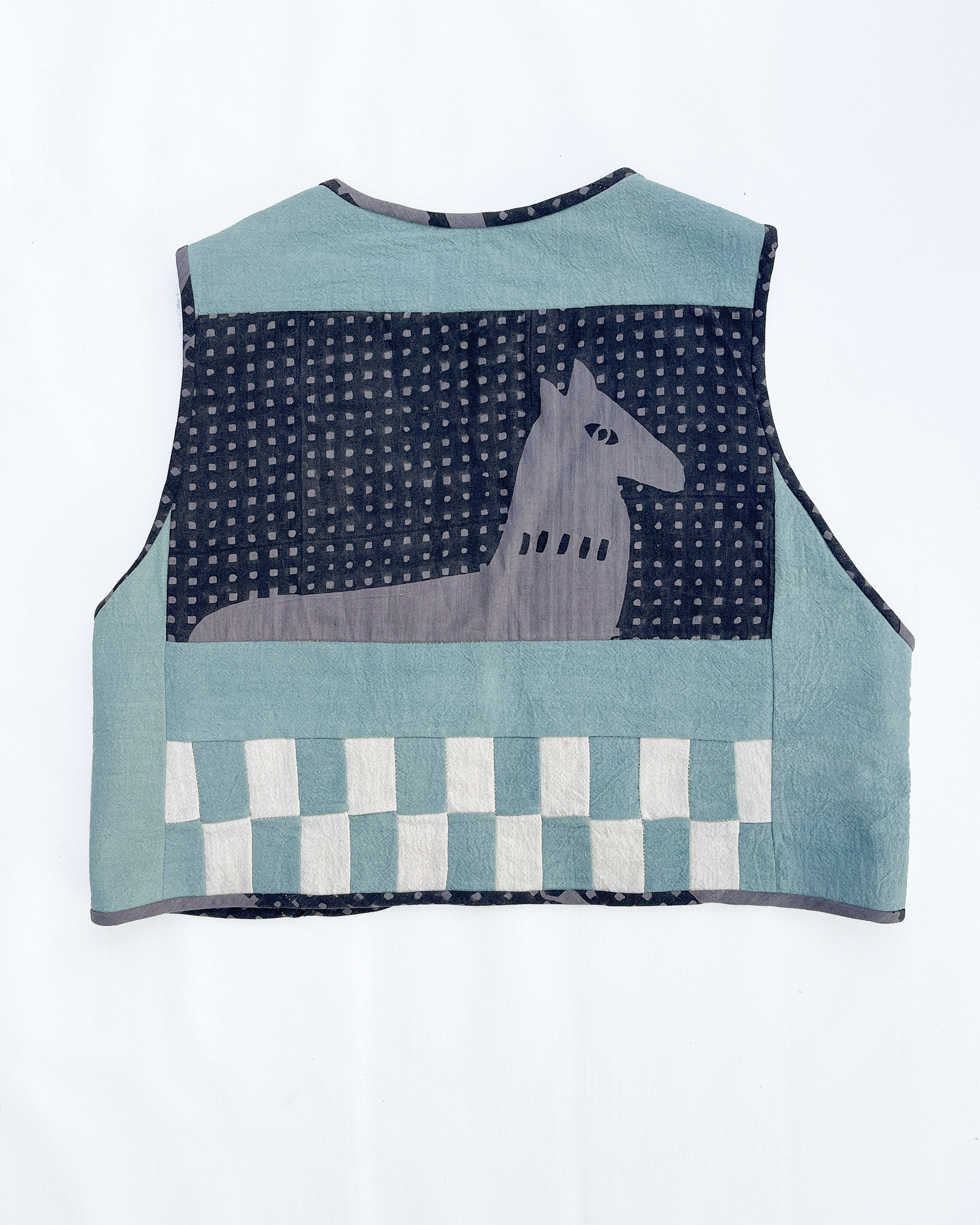 PO-EM x of June Quilted Reversible Vest № 2