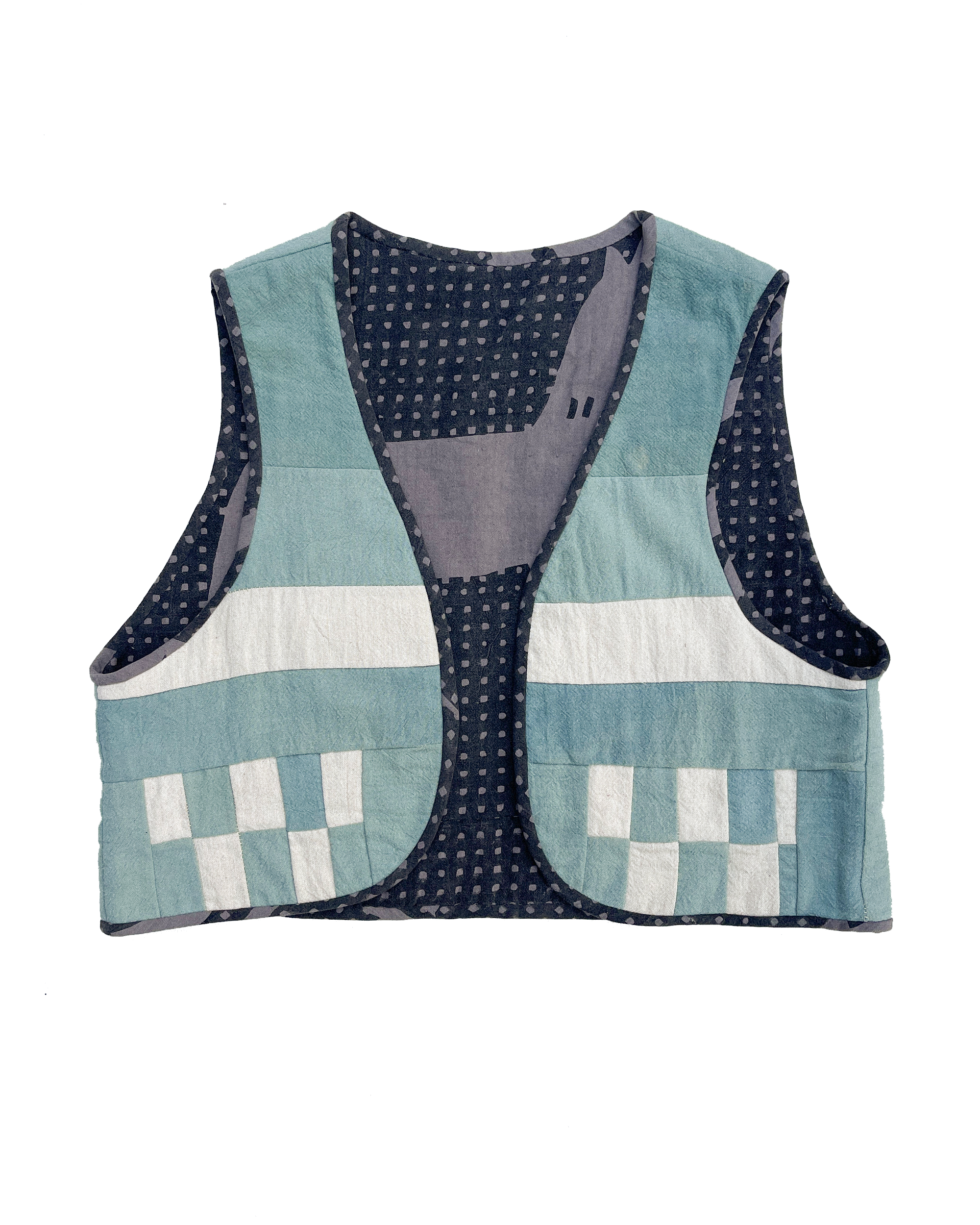 PO-EM x of June Quilted Reversible Vest № 2