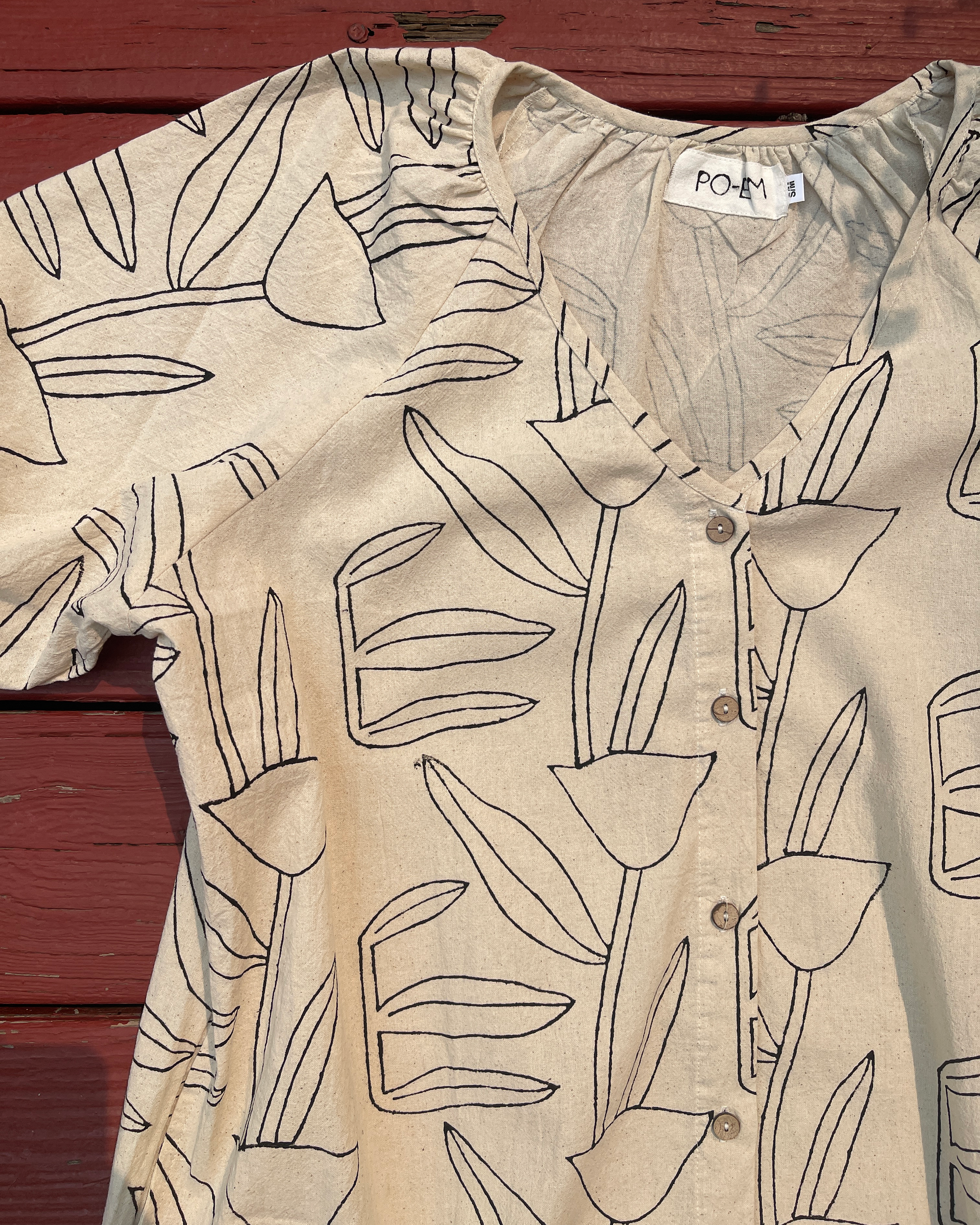 Tulipano Summer Dress Cotton Blockprint