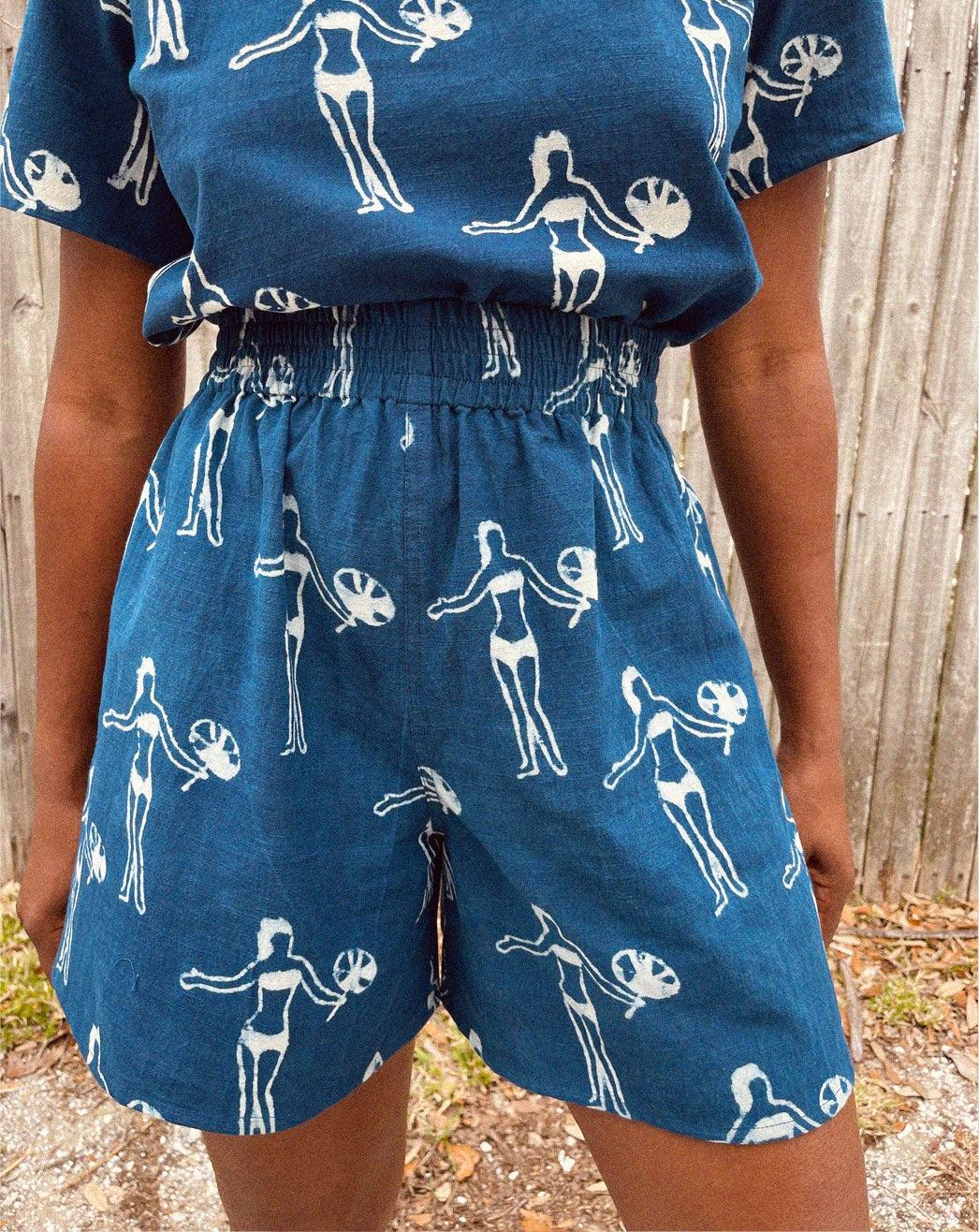 BEACH SHORTS | indigo villa - PO-EM