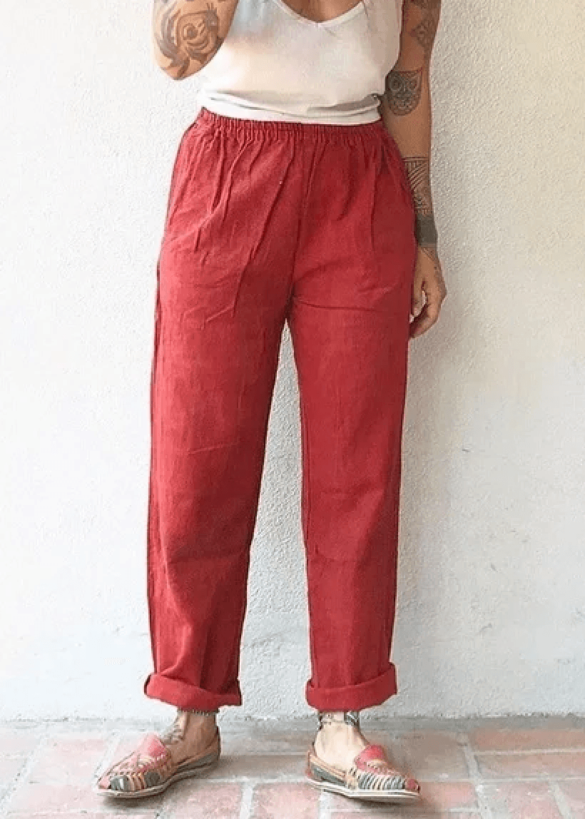 LOUNGER PANT in rojo