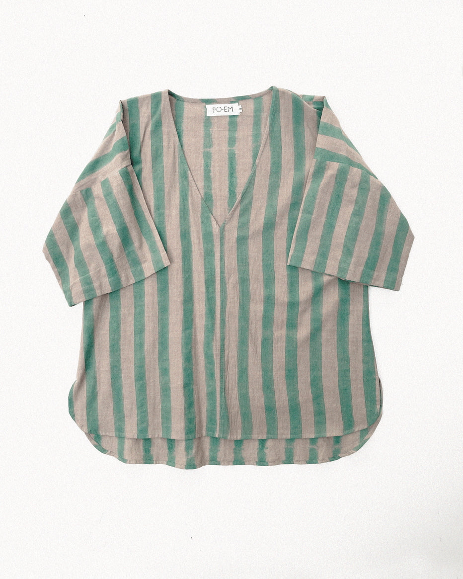 You-Are-Loved Tunic Top in Sea Stripe