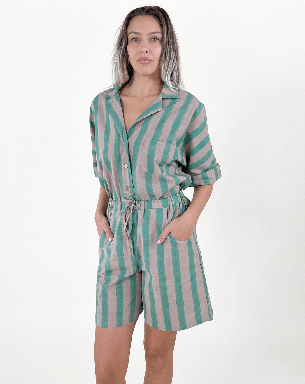 PALMS TOP | seastripe - PO-EM