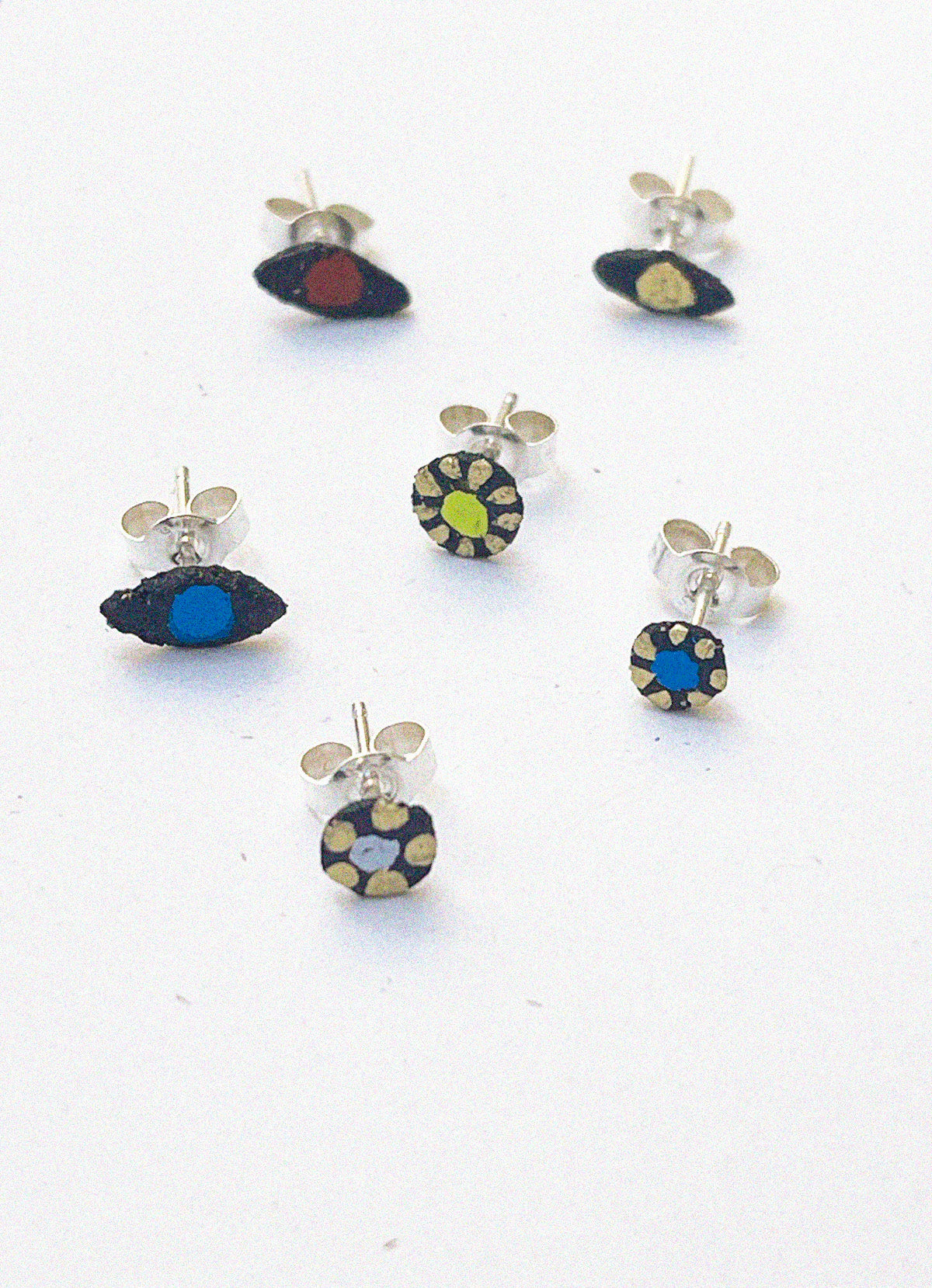 Zodiac Ceramic Stud Earrings